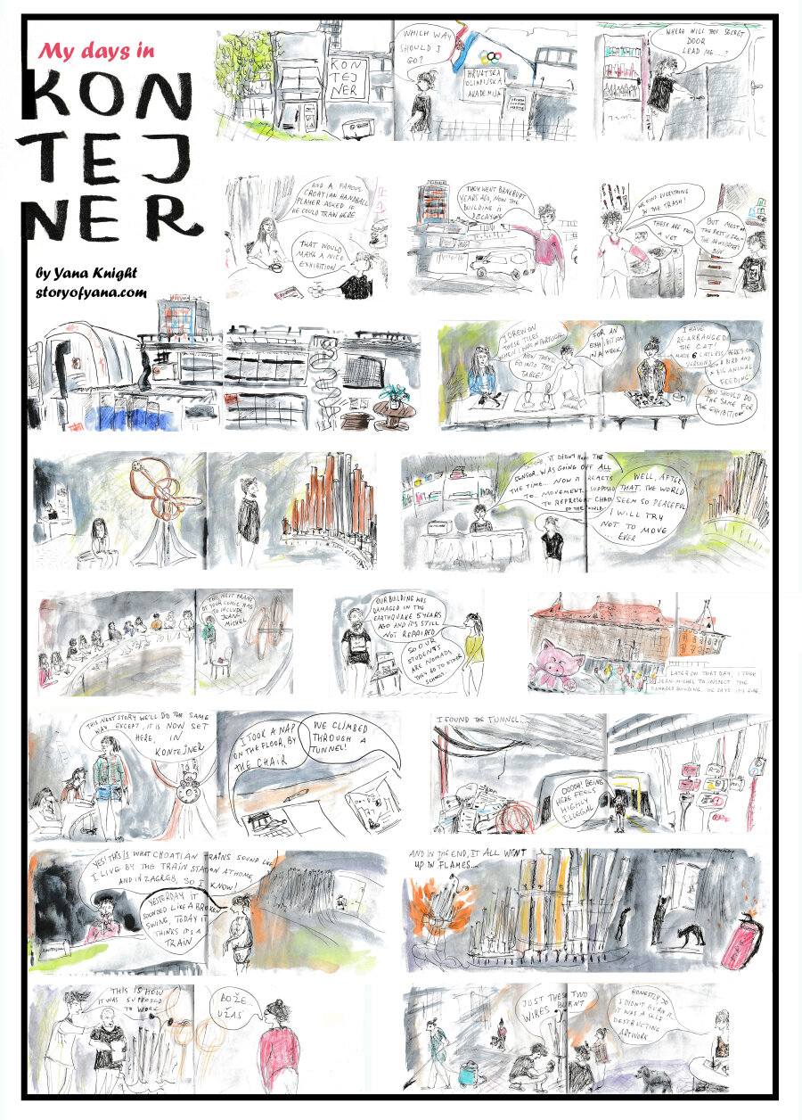 Yana Knight: KONTEJNER strip